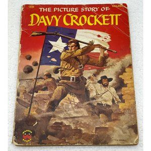 Original Vintage 1955 'The Picture Story of Davy Crockett' Wonder Books Comic